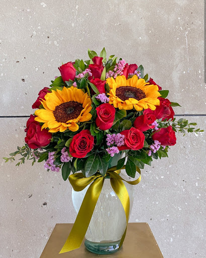 Flores rosas & girasoles alexis Jiménez