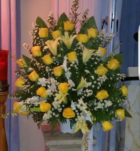 Floristería rosa de cristal en puerto rico