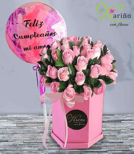 Kariño con flores